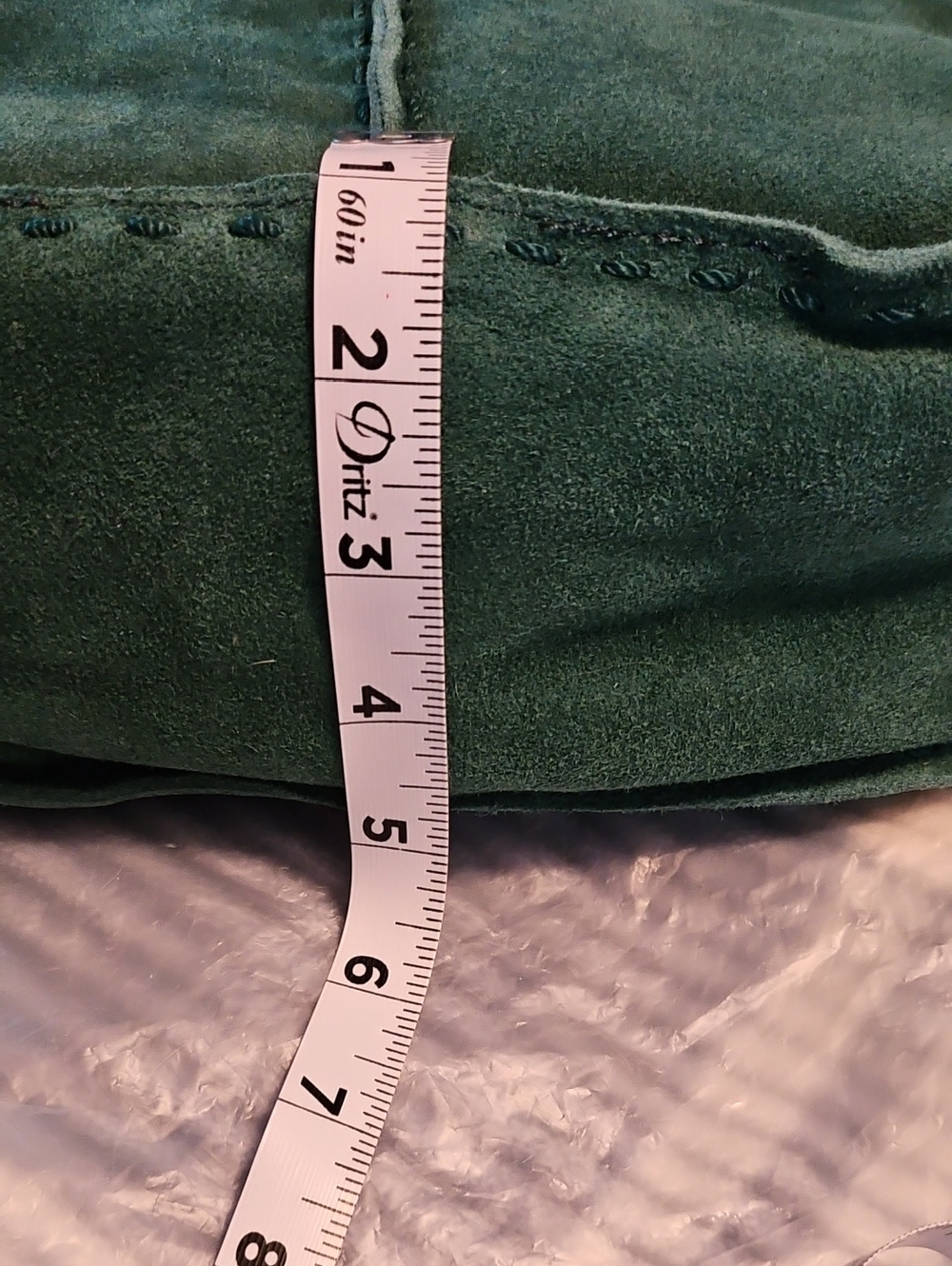 Los Feliz Leather Crossbody Pine Suede - Picture 10 of 10